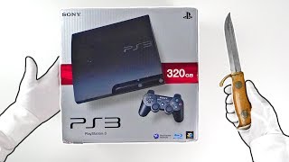 PS3 SLIM UNBOXING Sony Playstation 3 Console in 2019 [upl. by Oludoet76]