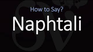 How to Pronounce Naphtali CORRECTLY [upl. by Tdnaltroc]