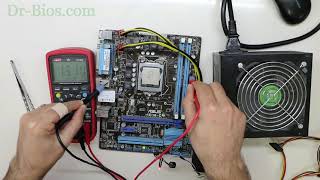 How to Repair Asus Motherboard H61MC [upl. by Swift]