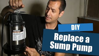 How to Replace a Broken Sump Pump [upl. by Roch]