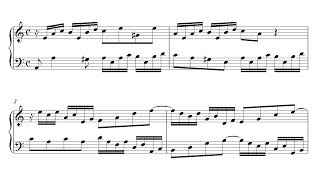 Bach Invention 13 in A Minor BWV 784 Urtext Edition [upl. by Raamaj]