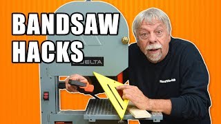 Bandsaw Hacks  5 Band Saw Tips and Tricks [upl. by Asik512]