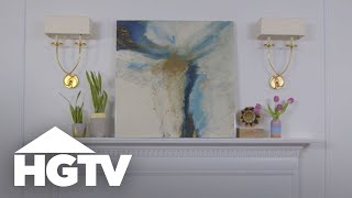 5 Mantel Decorating Tricks  HGTV [upl. by Esiom637]