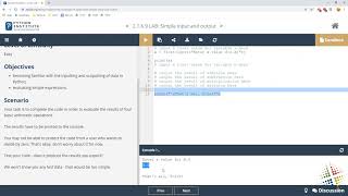 Python Institute lab 2169 [upl. by Lacym649]