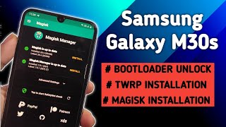 Samsung Galaxy M30s TWRP amp Root Install  Bootlaoder Unlock Any Samsung Devices  Andro Guruji [upl. by Reifel]