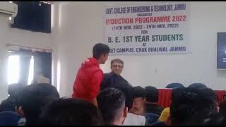 Fresher induction Program of GCET JAMMU [upl. by Polik]