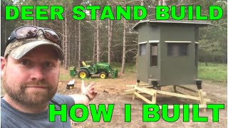 Deer Hunting Blind Build Step by Step [upl. by Aimat]