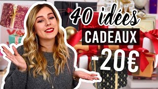 40 IDÉES CADEAUX PETITS BUDGETS 20€ 🎁 [upl. by Chryste]