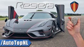 Koenigsegg Regera REVIEW on TEST TRACK by AutoTopNL [upl. by Eberle549]