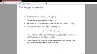 The RamseyCassKoopmans Model Part 1 Derivation [upl. by Catie]