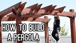 How to Build a Pergola with Arch Detail [upl. by Nikaniki]