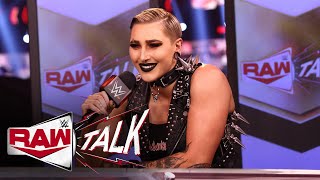 Rhea Ripley reflects on Raw debut Raw Talk Mar 22 2021 [upl. by Georglana117]