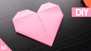 ► Como hacer un CORAZÓN DE PAPEL Origami Fácil ❤️ [upl. by Alrats322]