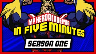 My Hero Academia in 5 MINUTES Season 1 [upl. by Skilken]