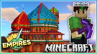 Building My House  Empires SMP  Ep4 117 Survival [upl. by Bibby]