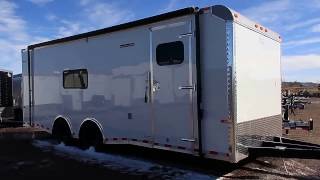 24 foot toy haulercargo trailer  insulated trailer with AC power windows [upl. by Ahsienad]