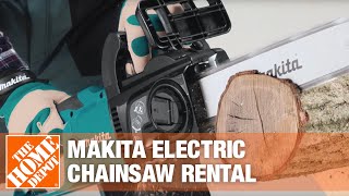 Makita 16in Electric Chainsaw  The Home Depot [upl. by Shanon915]