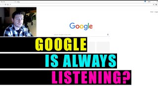 Is Google always listening Live Test [upl. by Aiuqal]