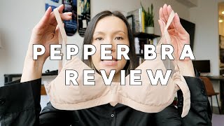 PEPPER BRA REVIEW  Small Chest Friendly Bra Brand Pros and Cons [upl. by Ryann194]