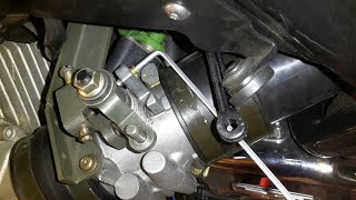 Moto Guzzi California 1100 – Adjusting Magneti Marelli IAW 15M  15RC Injection Systems [upl. by Tatiana512]