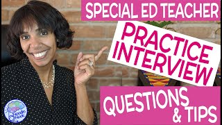 Special Ed Teacher Interview Questions and Tips for Success [upl. by Isawk96]