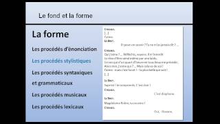 Analyser un texte littéraire le fond et la forme [upl. by Araeit629]