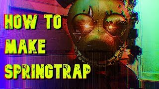 SpringTrap Costume Tutorial  Part 1  Head [upl. by Rairb890]