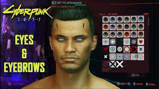 Cyberpunk 2077  EYE Customization [upl. by Fairleigh]