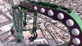 Worlds Scariest Thrill Rides  Stratosphere Las Vegas [upl. by Adiela]