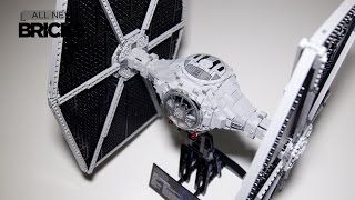 Lego Star Wars 75095 UCS TIE Fighter Speed Build [upl. by Akenet]