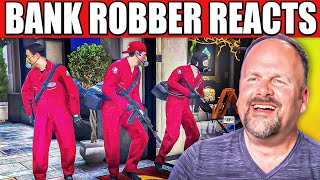 Former Bank Robber REACTS to the Jewel Heist mission in GTA V  Experts React [upl. by Faber]