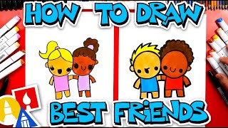 How To Draw Best Friends [upl. by Karame]