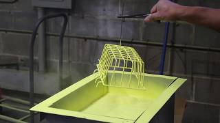 See the Fluidized Bed Powder Coating Process [upl. by Hartfield934]