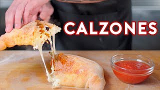 Binging with Babish Calzones from Seinfeld [upl. by Ekusuy]