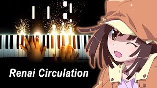 “Renai Circulation”  Kana Hanazawa – Bakemonogatari OP 4 Piano [upl. by Linden941]