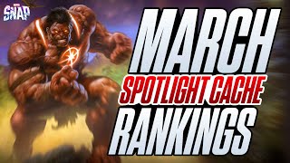 BEST SPOTLIGHT CACHES coming in Marvel Snap Every Cache RANKED [upl. by Kaliope]