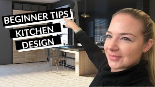 How to design a small kitchen layout  10x10 kitchen BEST BEGINNER TIPS [upl. by Ginnie599]