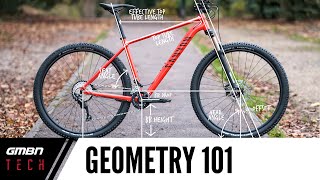 Mountain Bike Geometry 101  A Complete Guide To Geometry  How It Affects Your MTB [upl. by Nalak789]