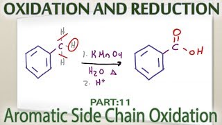 Aromatic Side Chain Oxidation to Carboxylic Acid [upl. by Ketti637]