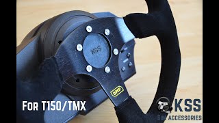 Thrustmaster T150T150RSTMXTMX PRO  custom aftermarket wheel swap [upl. by Lissy964]