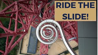 ArcelorMittal Orbit Slide Olympic Park Review [upl. by Rotce]