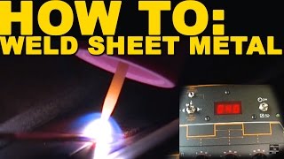 Welding Mild Steel Sheet Metal  TIG Time [upl. by Spike]