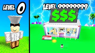 BUILDING MAX LEVEL RESTAURANT in My Restaurant  Roblox [upl. by Ecinej]