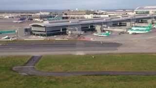 Landing at Dublin Airport Ireland [upl. by Lovato]