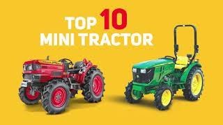 Mini Tractors  Top 10 Mini Tractors  Mini Tractor Video  Mini tractor series [upl. by Gurtner]