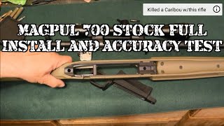 Magpul 700 Hunter Stock Full Review and Accuracy Test [upl. by Cook]