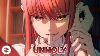 Nightcore  Unholy Lyrics [upl. by Nemsaj]